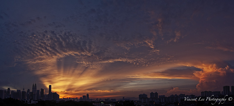 KL_Panorama sunset