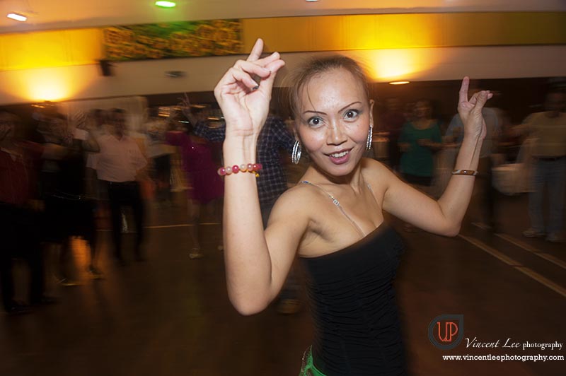 The spirit is high on the dance floor