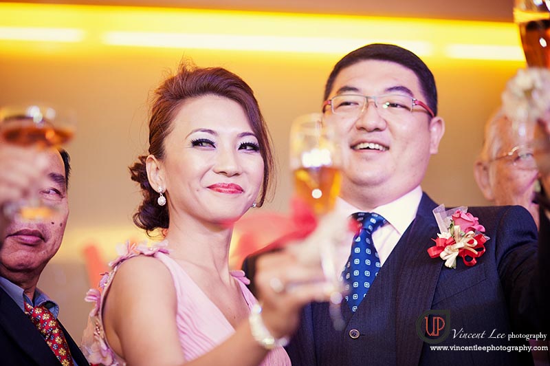 The toast for happily ever after