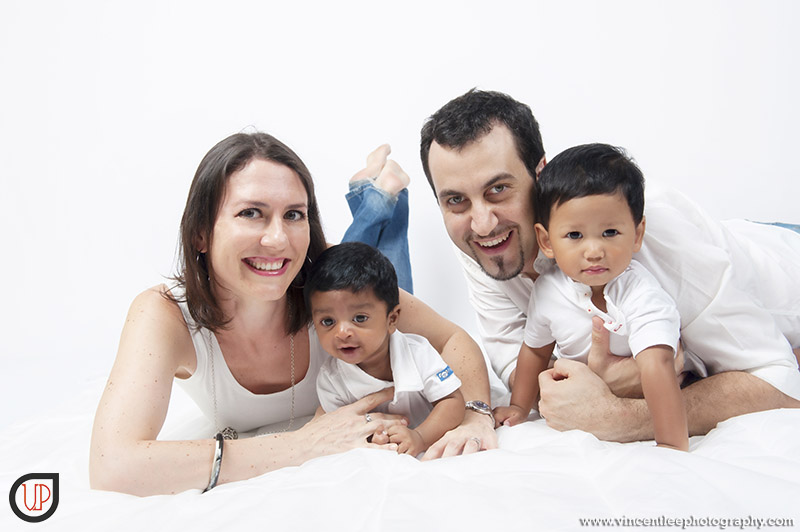 Andrew and Vicky with their two gorgeous boys