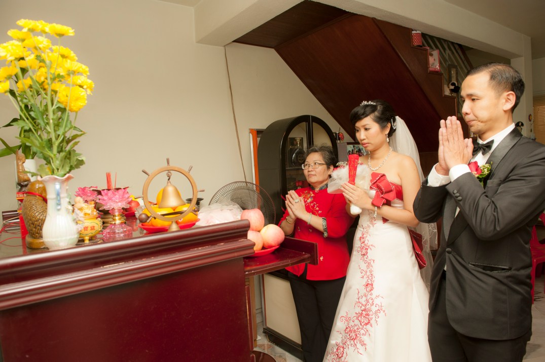 Asking for the ancestor blessing