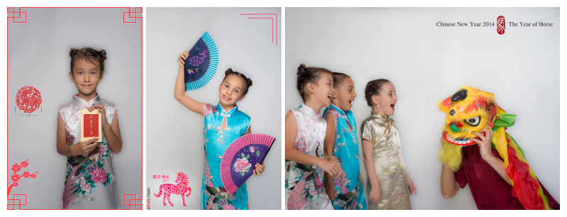 CNY theme Promo family portrait