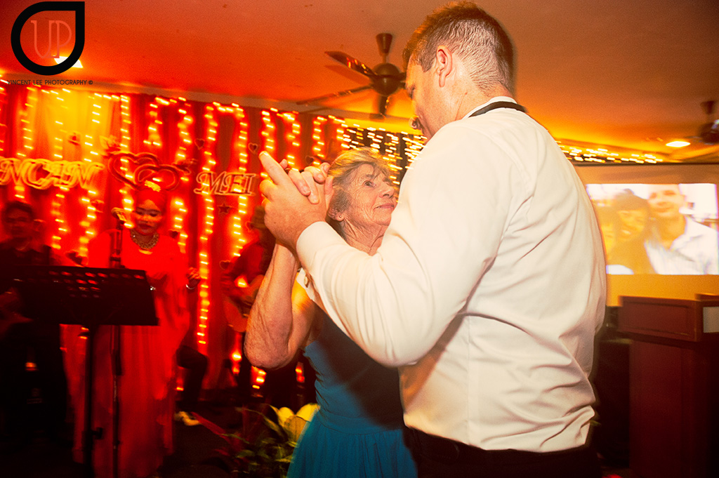 Duncan having his dance with his mom