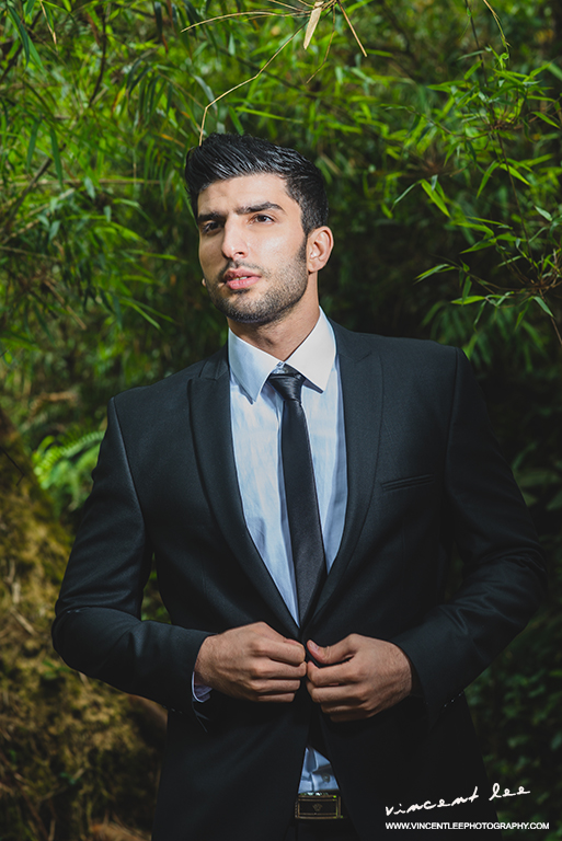 Male model - photo - pose 2-mossy forest