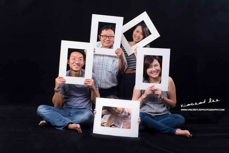 Dee's happy family in the frame