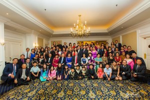 A very big group of family portrait