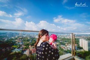 Mom and daughter sharing the moment of togetherness