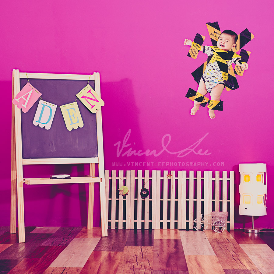 creative baby portrait