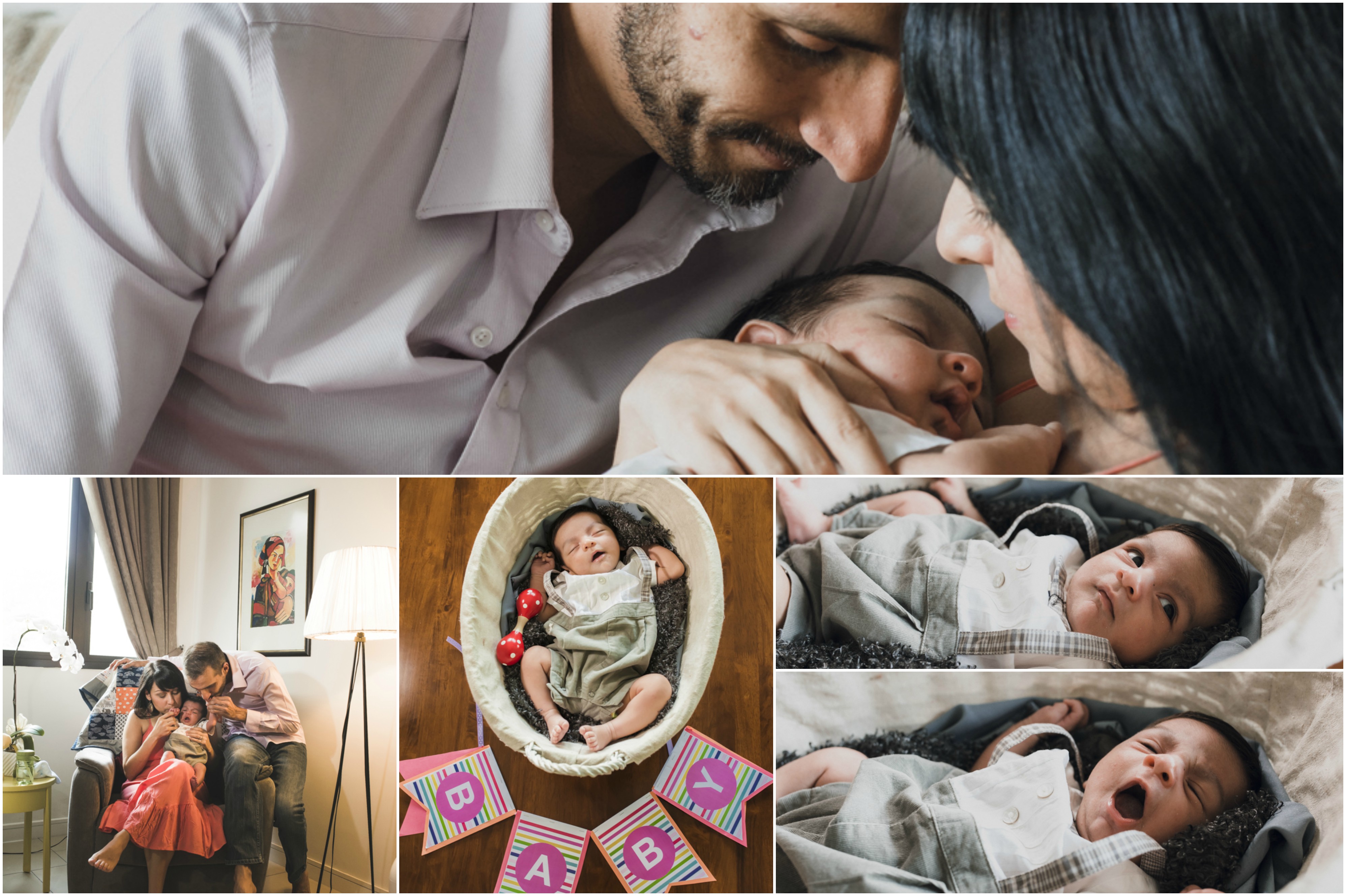 family, baby, newborn, love