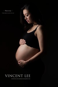 Maternity photo shoot at studio