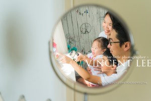 little photographer baby girl