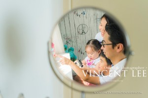 little photographer baby girl