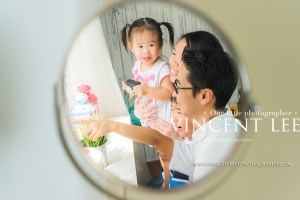 little photographer baby girl