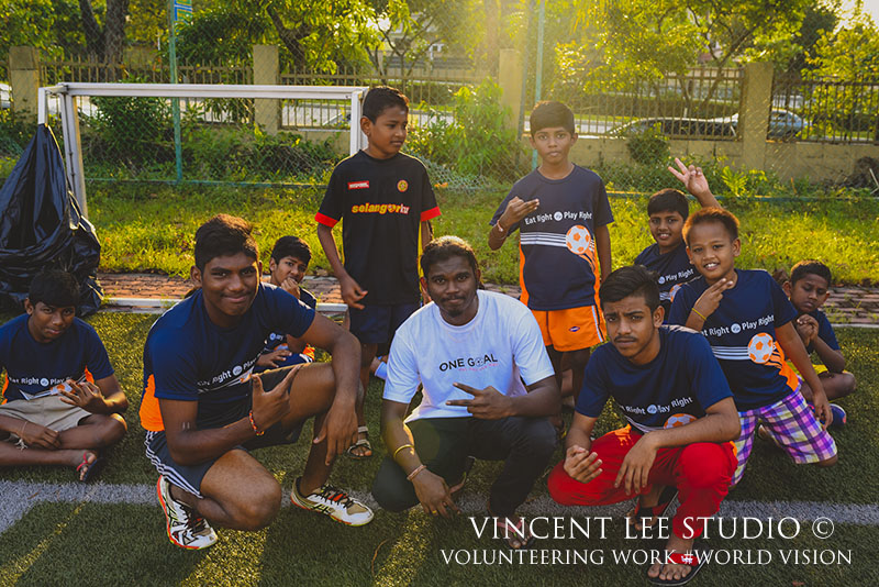 World Vision volunteer work 