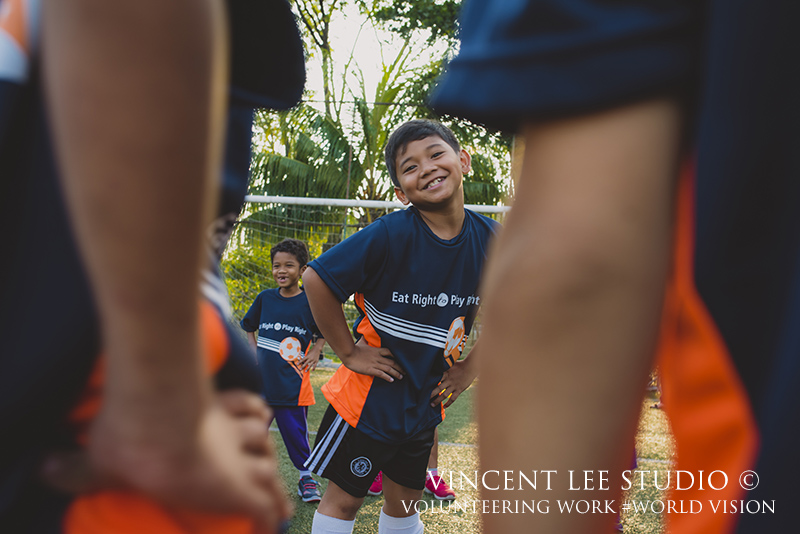 World Vision volunteer work