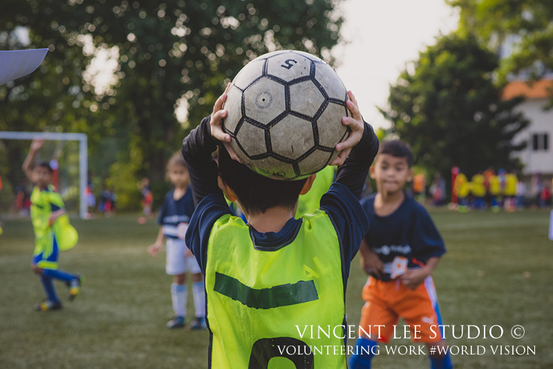 World Vision volunteer work