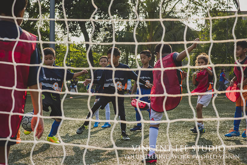 World Vision volunteer work