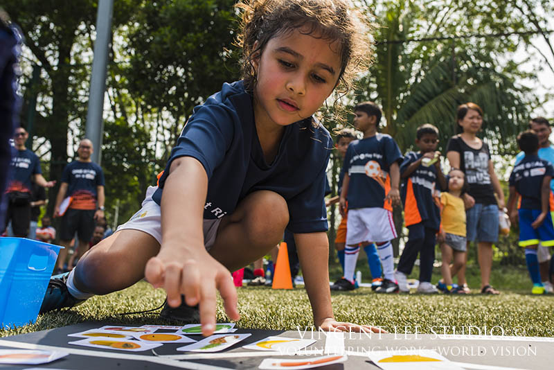 World Vision volunteer work