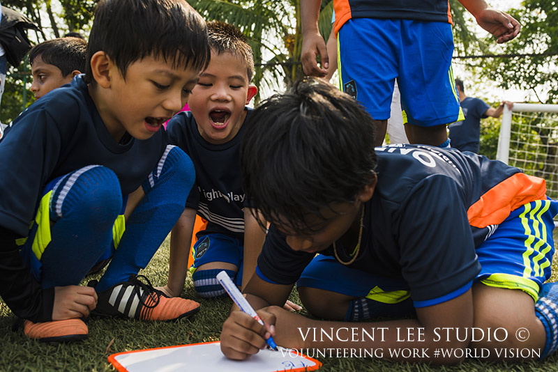 World Vision volunteer work 