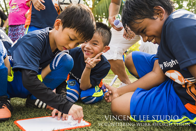 World Vision volunteer work 