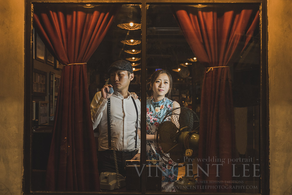 Vintage pre wedding