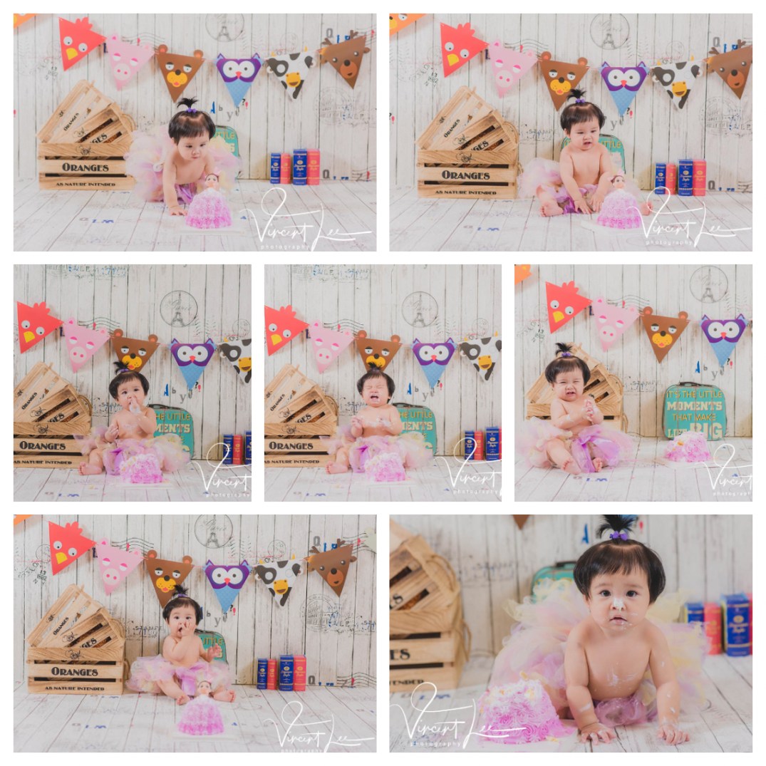 cake smashing photoshoot kuala lumpur malaysia taman desa vincentleestudio